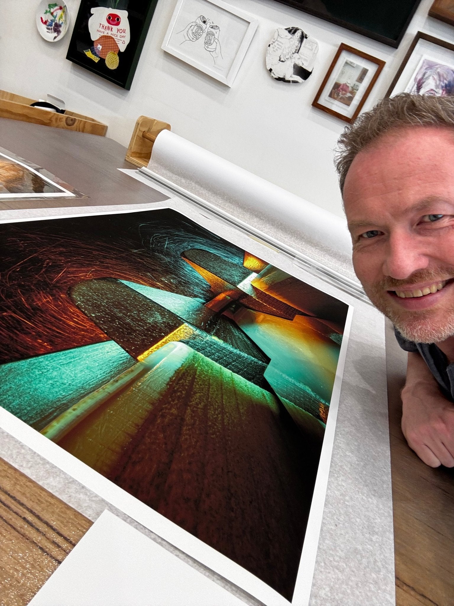 Me with my prints... - Architecture In Music