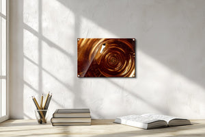 Photo of 14k Burkart Elite Rose Gold Flute. Acrylic Print. - Acrylic Print - Architecture In Music