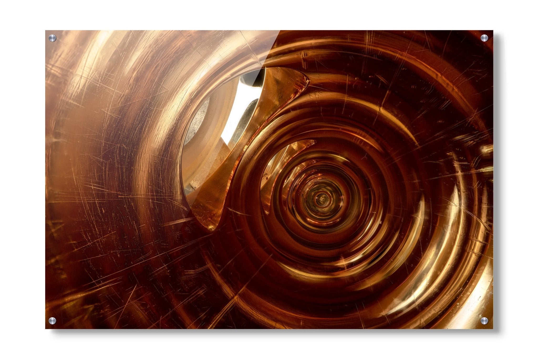 Photo of 14k Burkart Elite Rose Gold Flute. Acrylic Print. - Acrylic Print - Architecture In Music