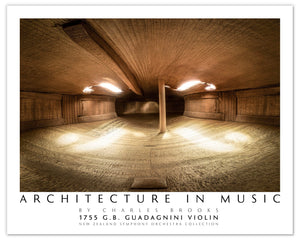 Photo of 1755 G.B. Guadagnini Violin. Poster. - Giclée Poster Print - Architecture In Music