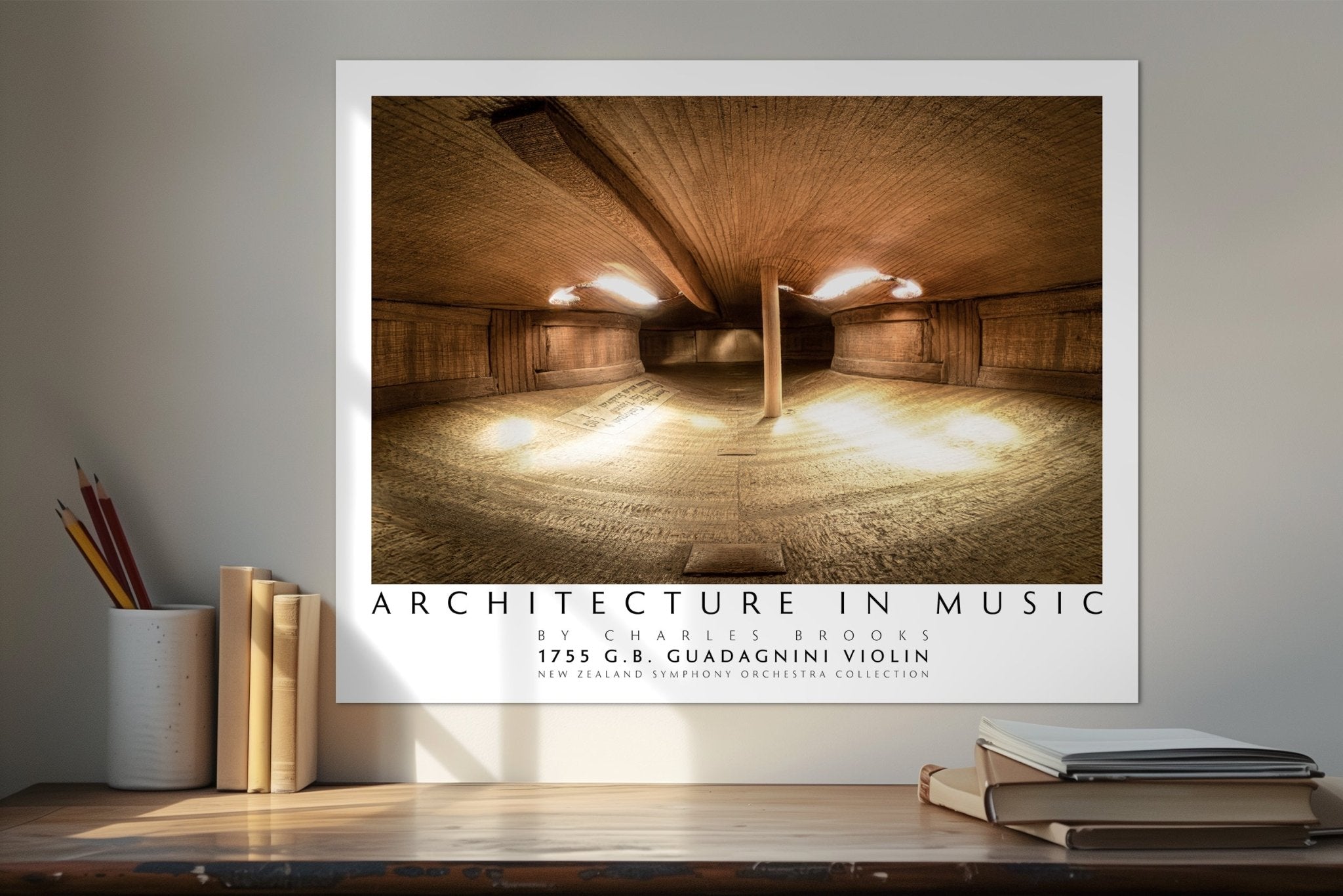 Photo of 1755 G.B. Guadagnini Violin. Poster. - Giclée Poster Print - Architecture In Music