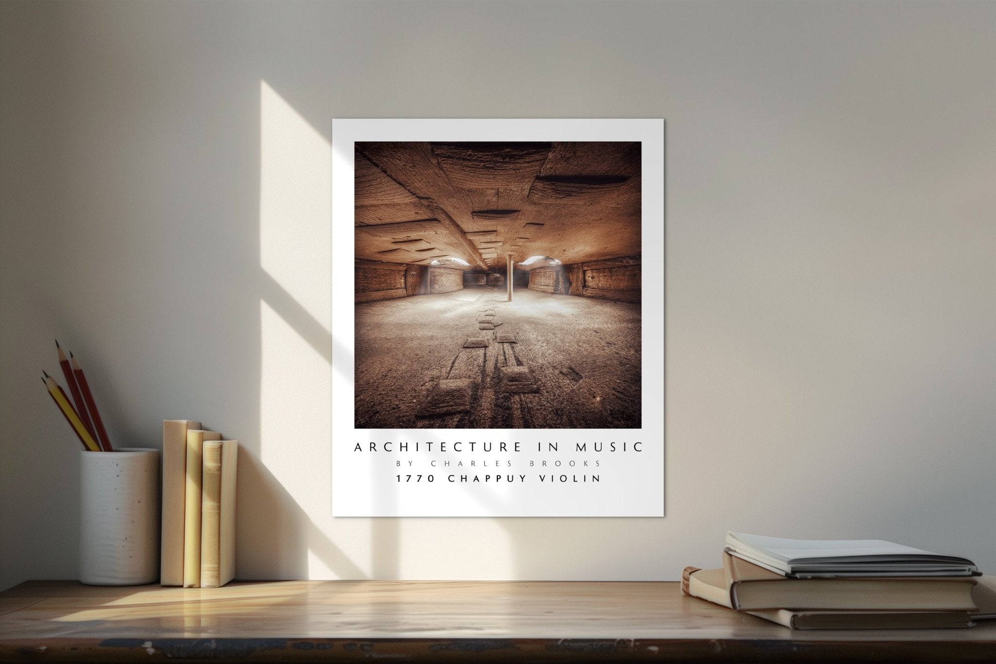 Photo of 1770 Chappuy Violin. Poster. EU&UK. - Giclée Poster Print - Architecture In Music