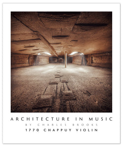 Photo of 1770 Chappuy Violin. Poster. EU&UK. - Giclée Poster Print - Architecture In Music