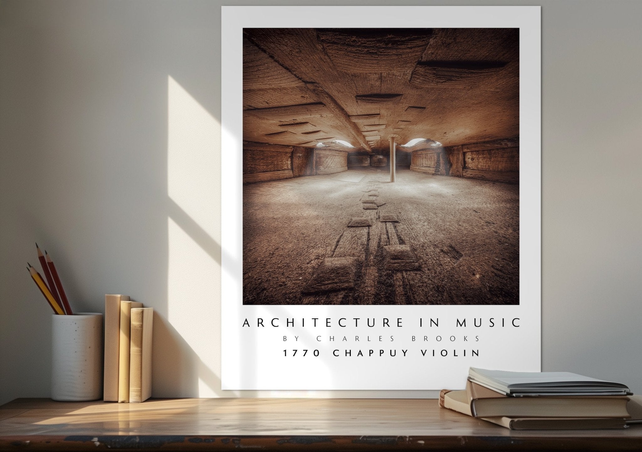 Photo of 1770 Chappuy Violin. Poster. EU&UK. - Giclée Poster Print - Architecture In Music