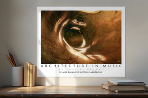 Photo of 1940s Selmer Balanced Action Saxophone. Poster. - Giclée Poster Print - Architecture In Music