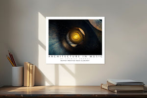 Photo of 1995 Low C Prestige Bass Clarinet Part 1. Poster. - Giclée Poster Print - Architecture In Music