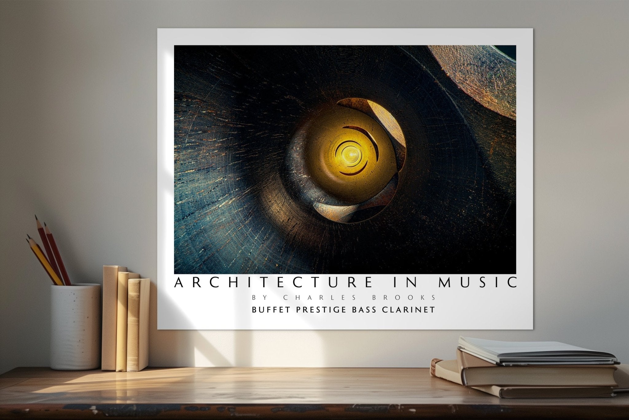 Photo of 1995 Low C Prestige Bass Clarinet Part 1. Poster. - Giclée Poster Print - Architecture In Music