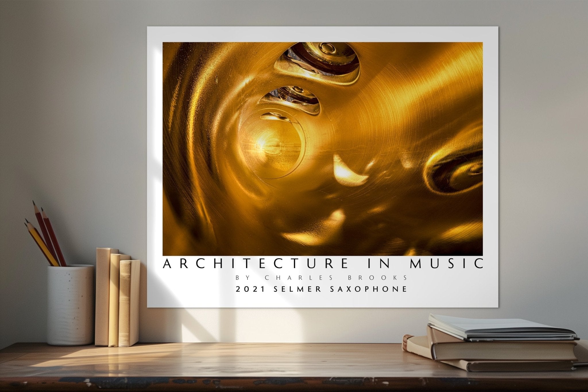 Photo of 2021 Selmer Saxophone. Poster. - Giclée Poster Print - Architecture In Music