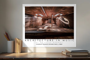 Photo of Charles Theress Double Bass circa 1860. Poster. - Giclée Poster Print - Architecture In Music