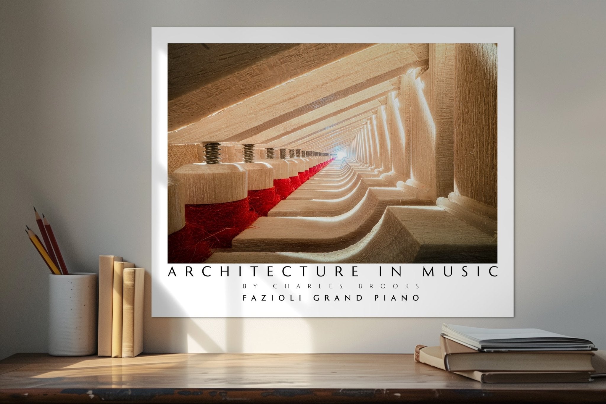 Photo of Fazioli Grand Piano Part 1. Poster. - Giclée Poster Print - Architecture In Music