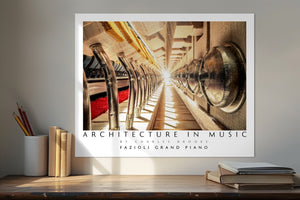 Photo of Fazioli Grand Piano Part 2. Poster. - Giclée Poster Print - Architecture In Music