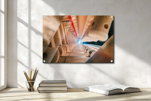 Photo of Fazioli Grand Piano Part 3. Acrylic Print. - Acrylic Print - Architecture In Music