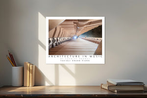 Photo of Fazioli Grand Piano Part 4. Poster. - Giclée Poster Print - Architecture In Music