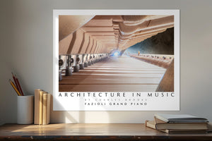 Photo of Fazioli Grand Piano Part 4. Poster. - Giclée Poster Print - Architecture In Music