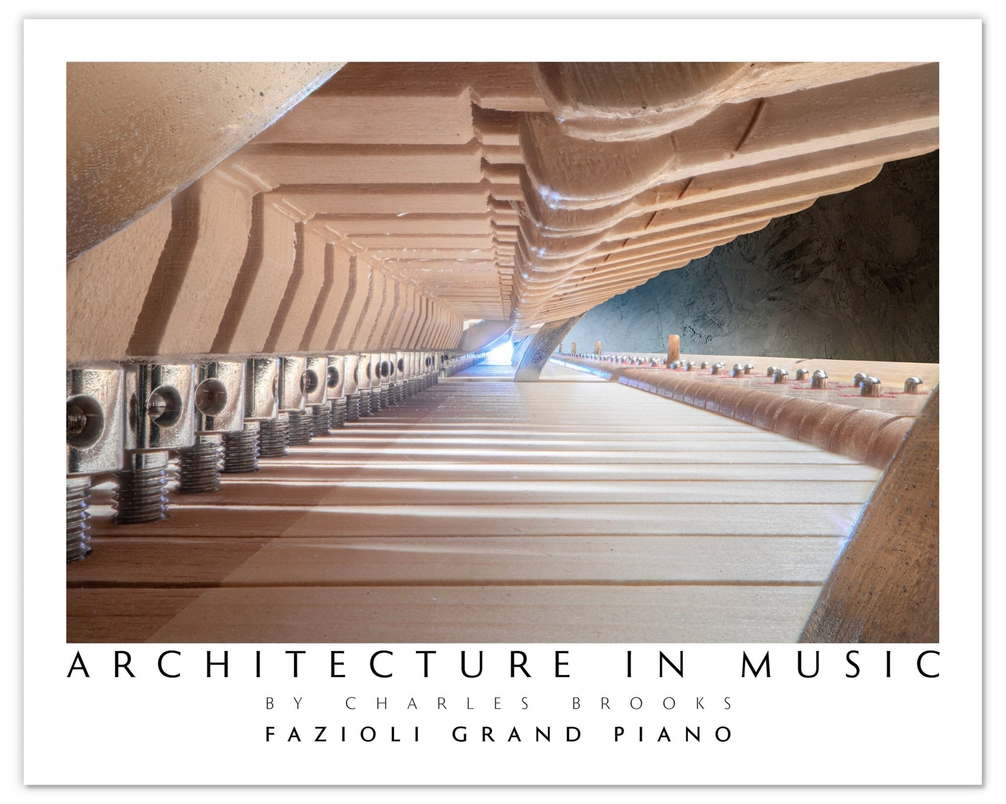 Photo of Fazioli Grand Piano Part 4. Poster. - Giclée Poster Print - Architecture In Music