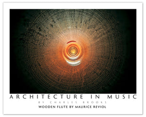 Photo of Fine Wooden Flute. Poster. - Giclée Poster Print - Architecture In Music