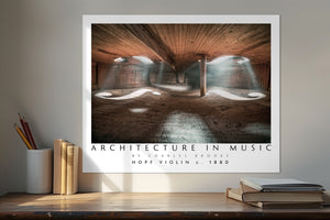 Photo of Hopf Violin circa 1880, part 1. Poster. - Giclée Poster Print - Architecture In Music