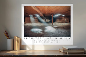 Photo of Hopf Violin circa 1880, part 2. Poster. - Giclée Poster Print - Architecture In Music