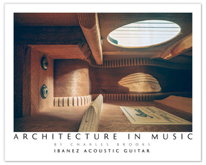 Photo of Ibanez Acoustic Guitar. Poster. - Giclée Poster Print - Architecture In Music