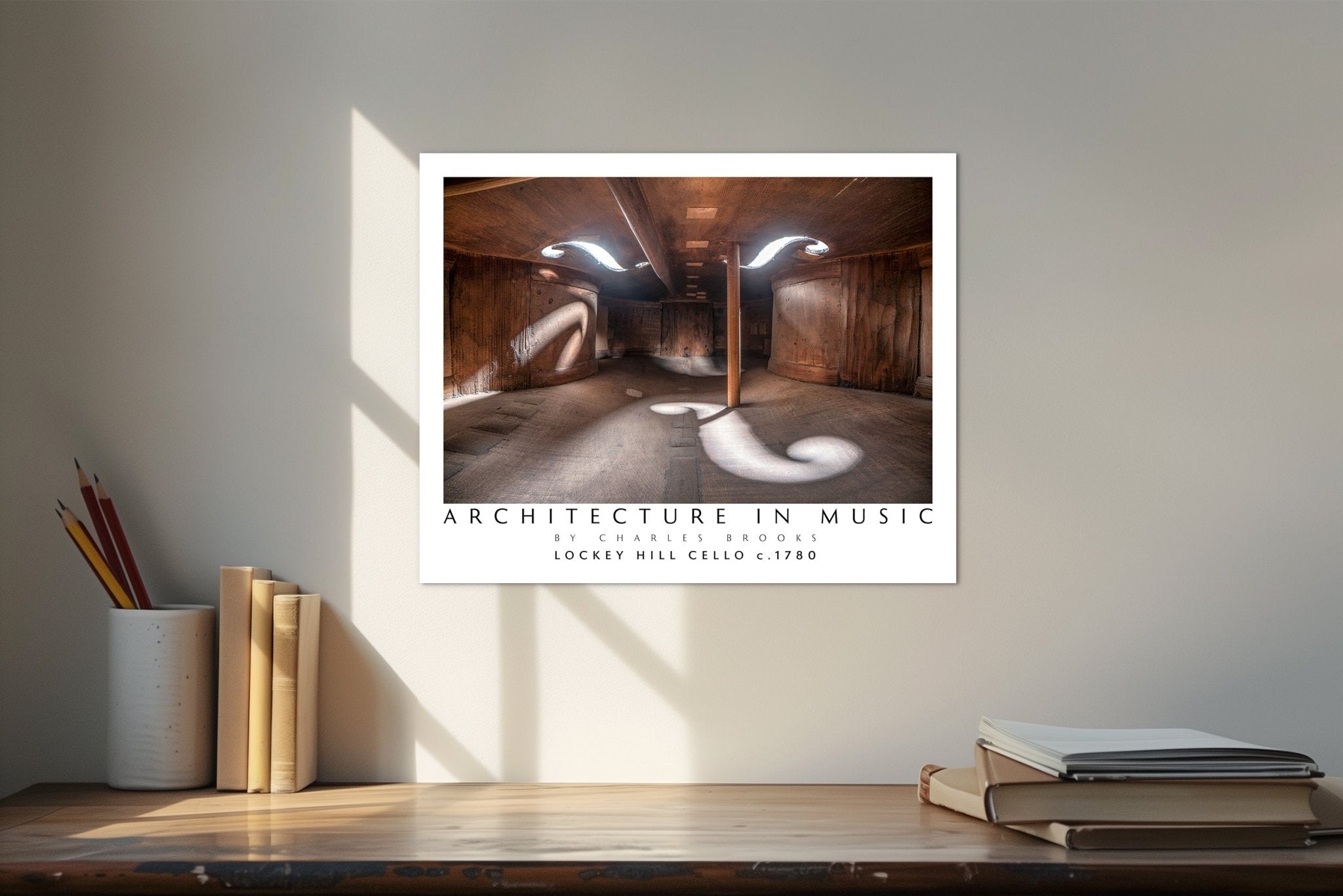 Photo of Lockey Hill Cello Circa 1780, Part 1. Poster. - Giclée Poster Print - Architecture In Music