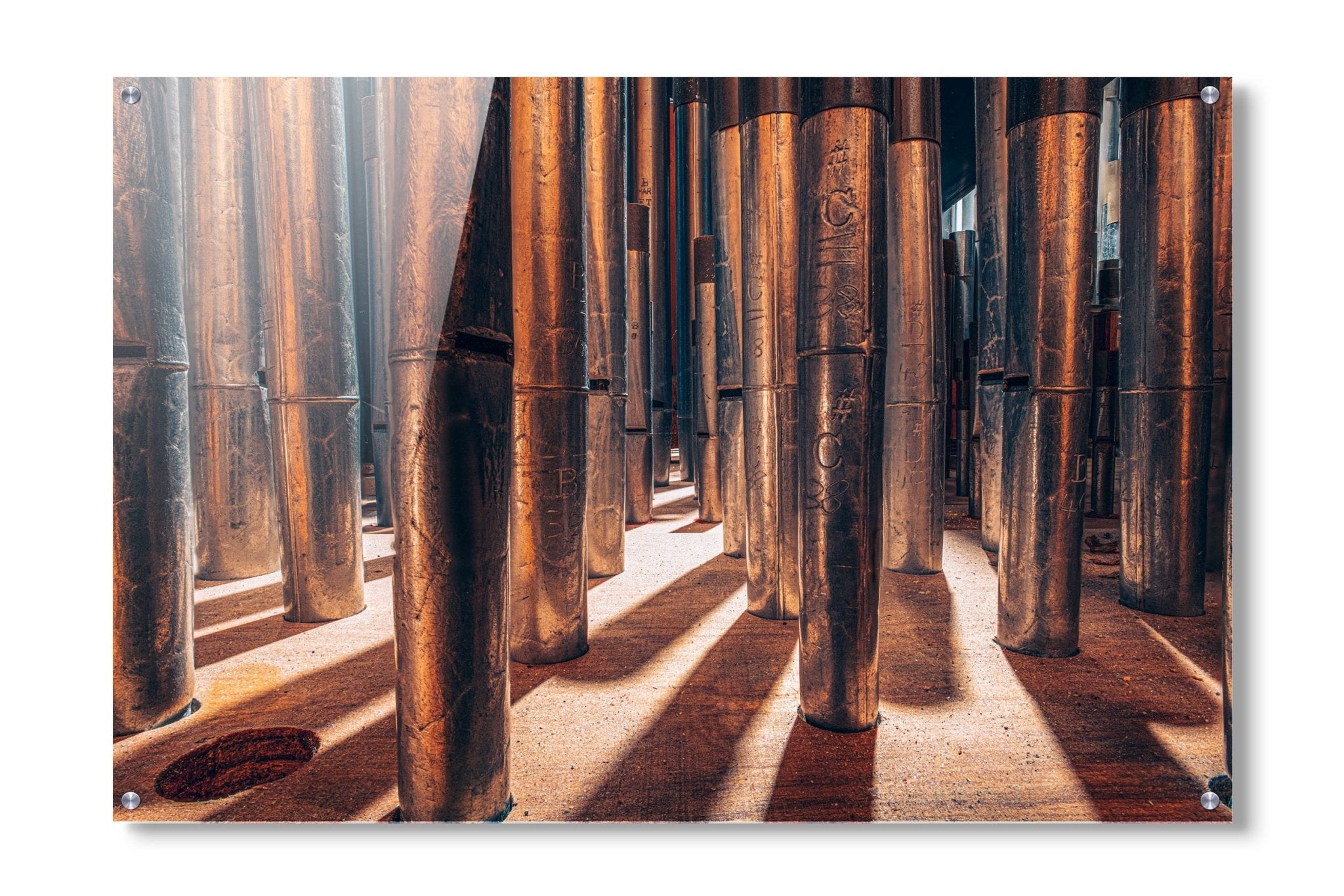 Photo of St Marks Pipe Organ, Part 1. Acrylic Print - Acrylic Print - Architecture In Music