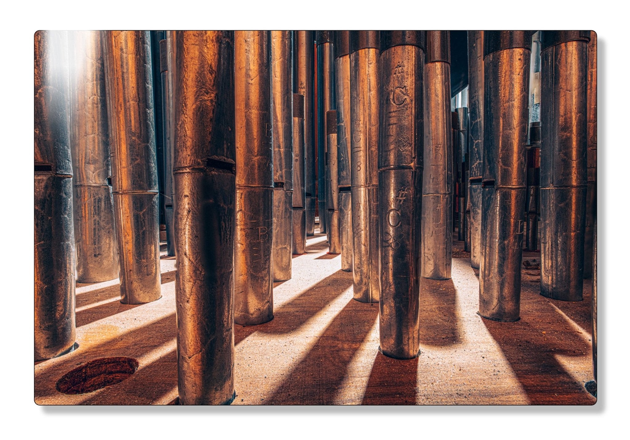 Photo of St Marks Pipe Organ, Part 1. Aluminum Print (USA) - Print Material - Architecture In Music