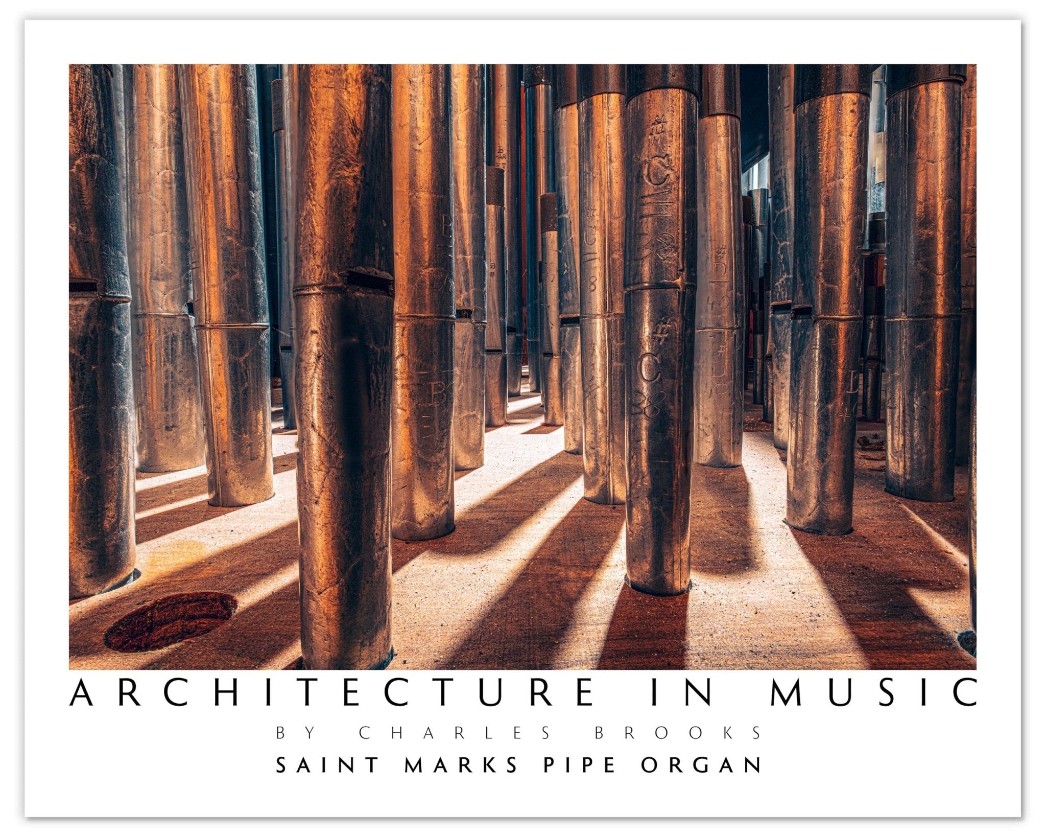 Photo of St Marks Pipe Organ, Part 1. Poster. - Giclée Poster Print - Architecture In Music