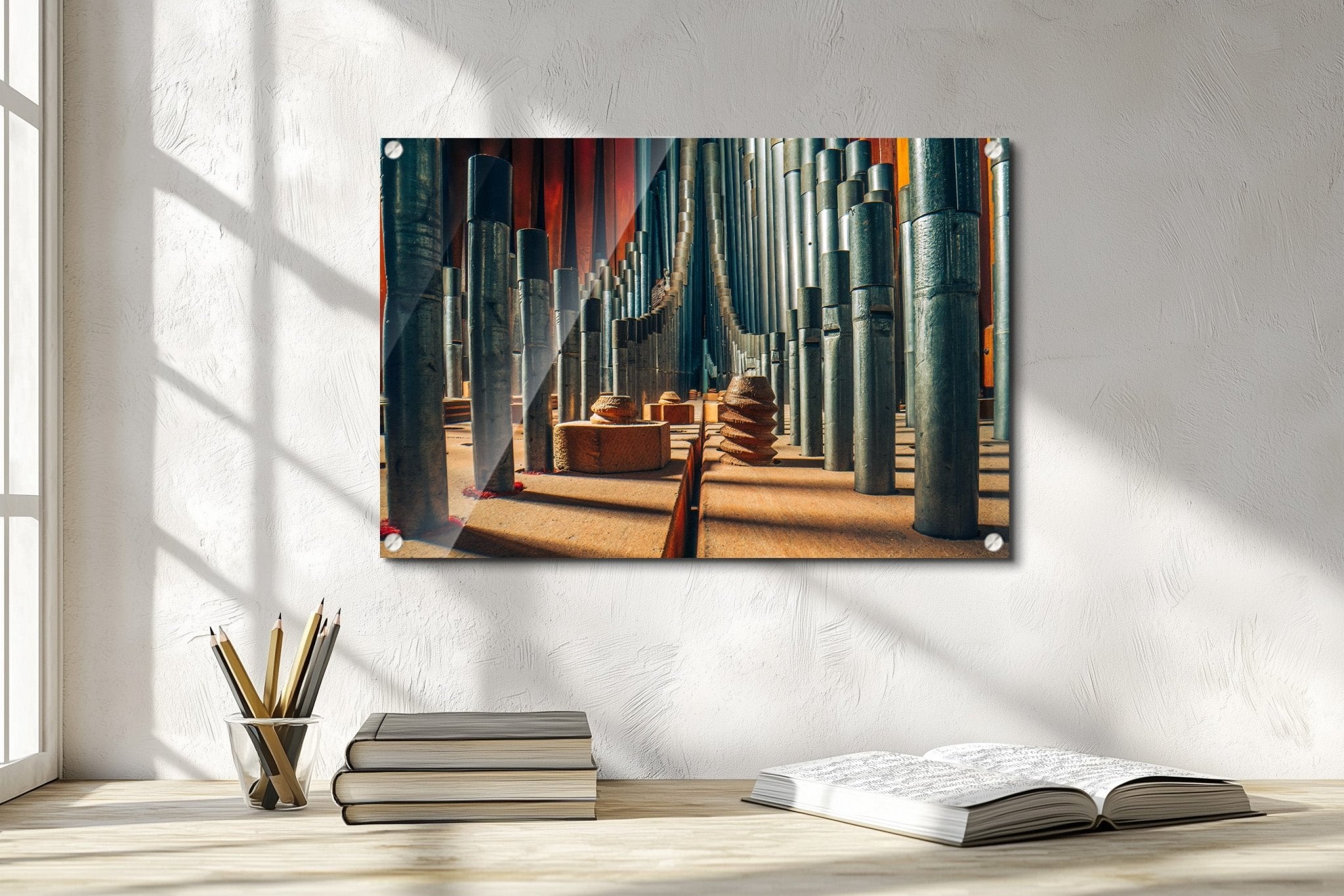 Photo of St Marks Pipe Organ, Part 2. Acrylic Print - Acrylic Print - Architecture In Music