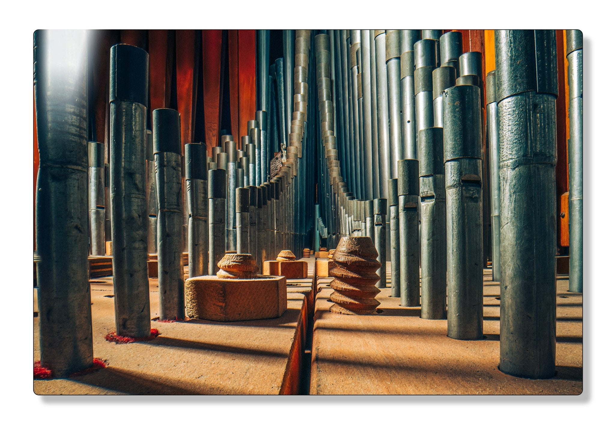 Photo of St Marks Pipe Organ, Part 2. Aluminum Print (USA) - Print Material - Architecture In Music