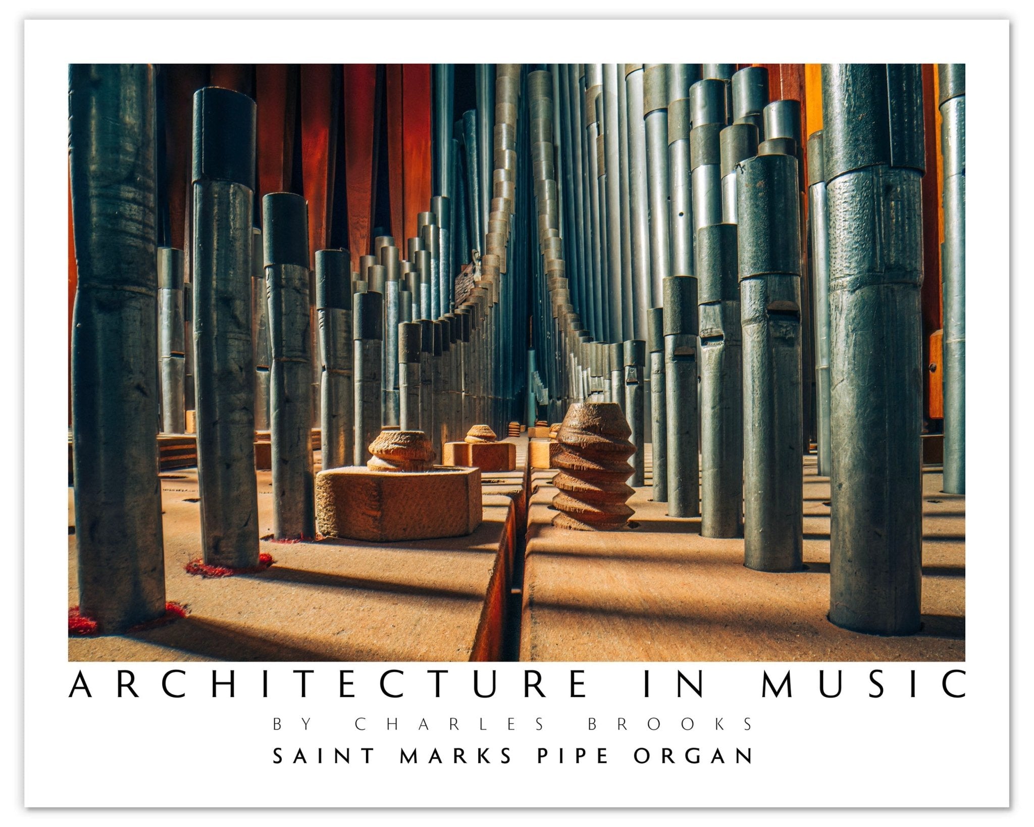 Photo of St Marks Pipe Organ, Part 2. Poster. - Giclée Poster Print - Architecture In Music