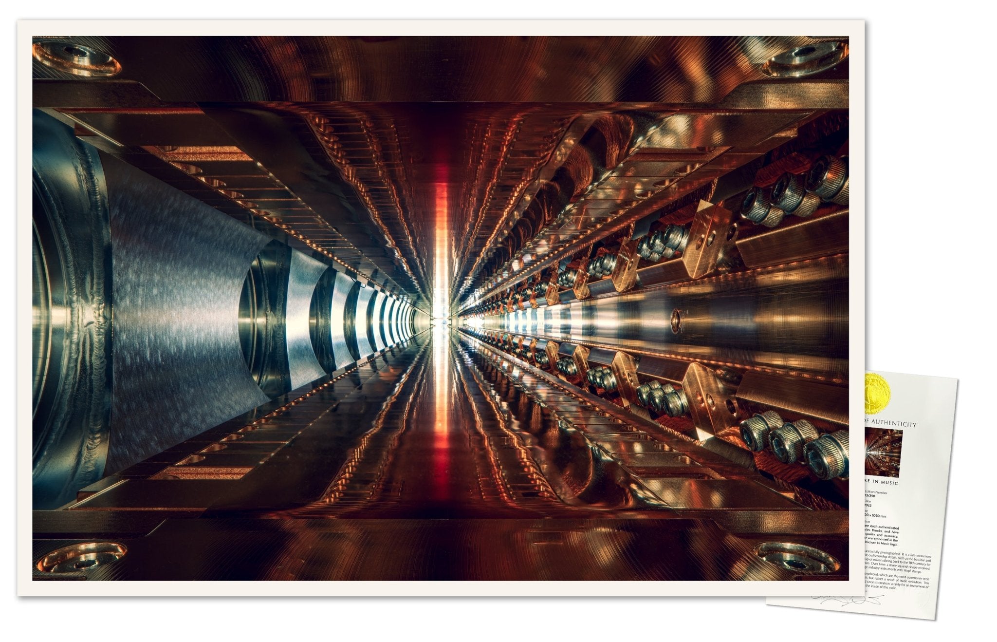 Photo of Synchrotron 1. Signed Limited Edition Museum Quality Print. - Giclée Museum Quality Print - Architecture In Music