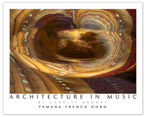 Photo of Yamaha 867d French Horn, Part 1. Poster. - Giclée Poster Print - Architecture In Music