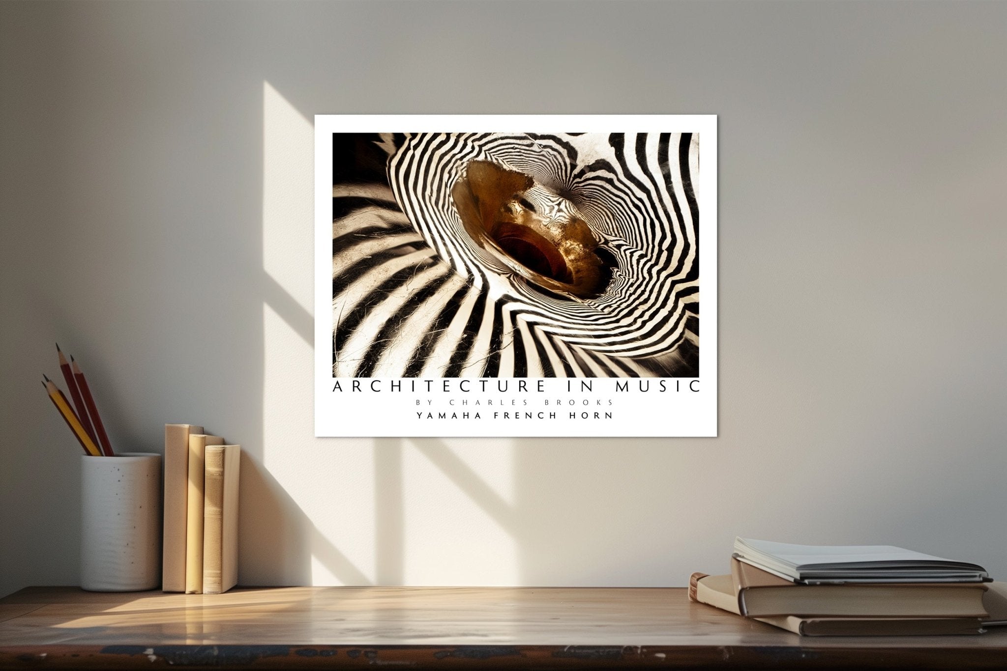 Photo of Yamaha 867d French Horn, Part 2. Poster. - Giclée Poster Print - Architecture In Music