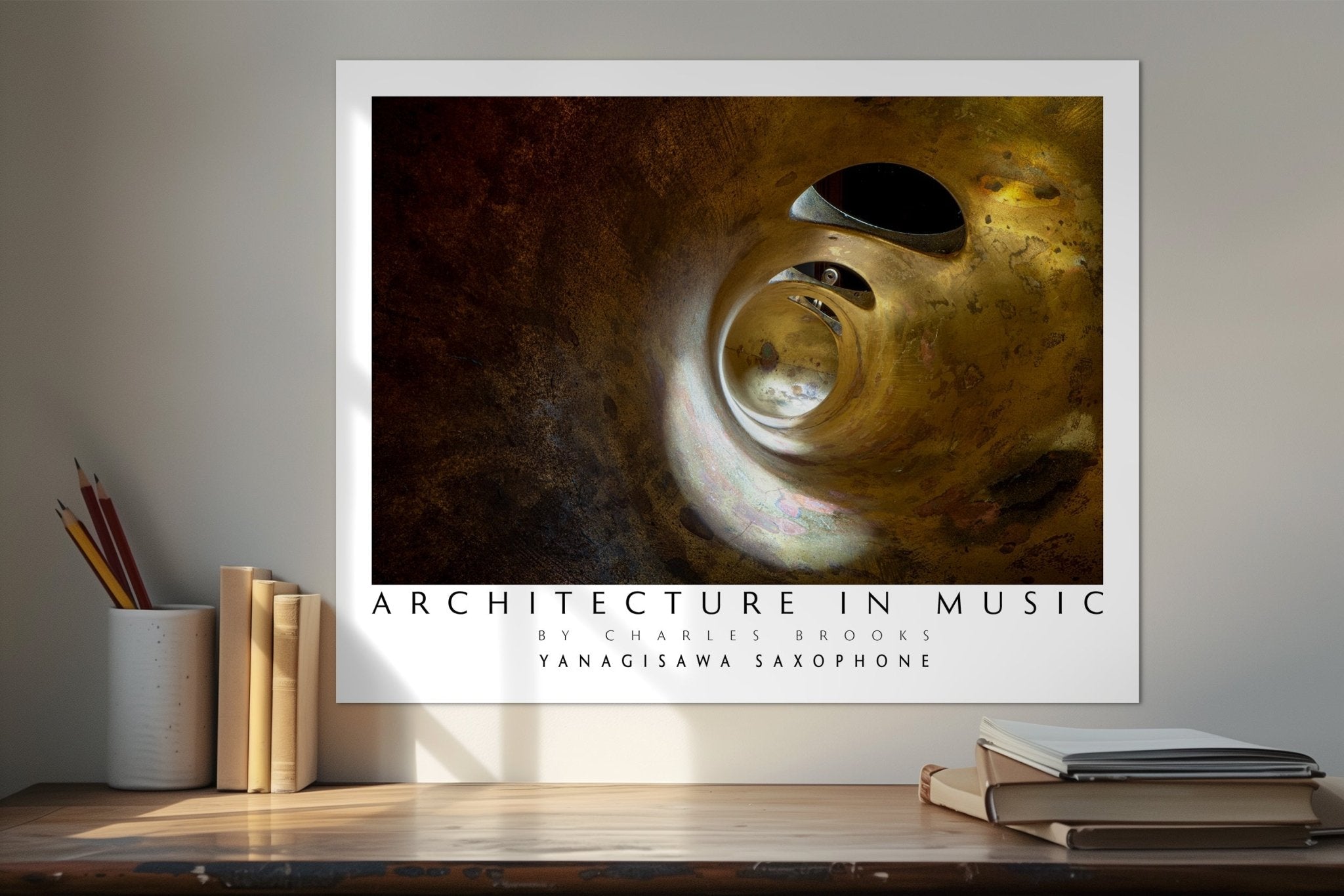 Photo of Yanagisawa 1980s Saxophone, Part 1. Poster. - Giclée Poster Print - Architecture In Music